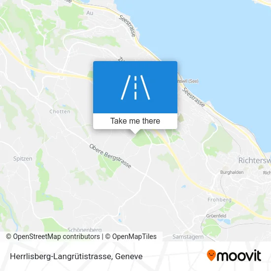 Herrlisberg-Langrütistrasse map