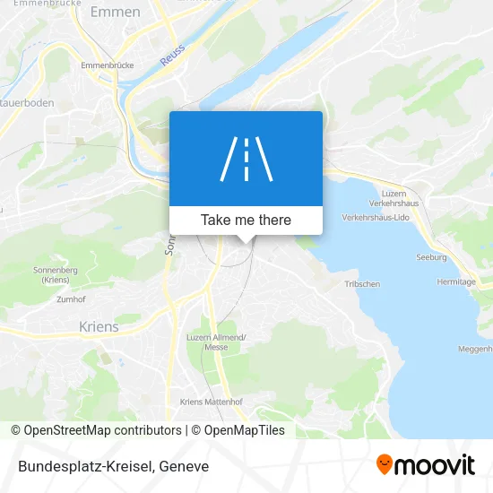 Bundesplatz-Kreisel map