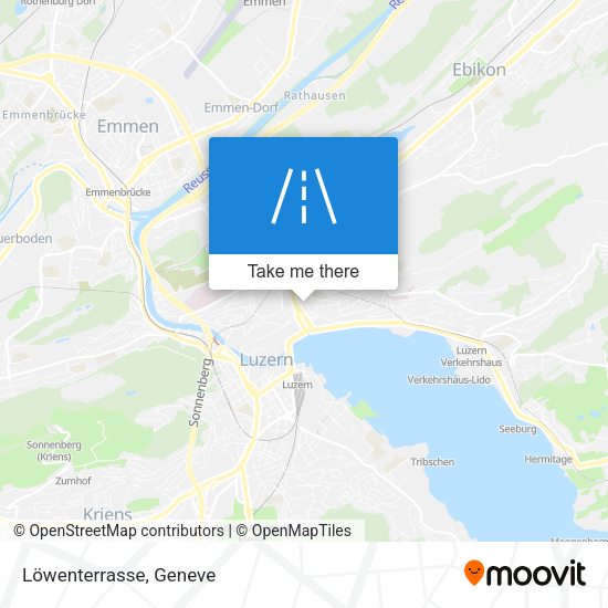 Löwenterrasse map