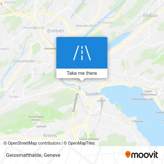 Geissmatthalde map