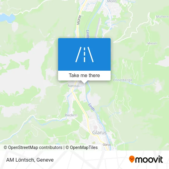 AM Löntsch map