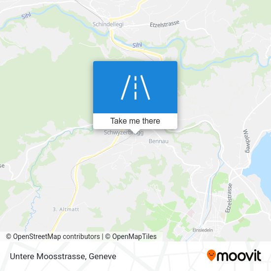 Untere Moosstrasse map