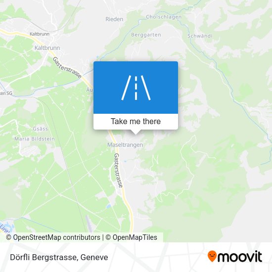 Dörfli Bergstrasse map