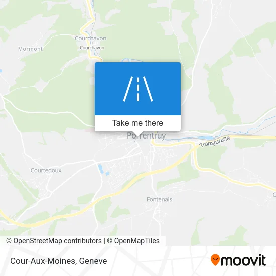Cour-Aux-Moines map