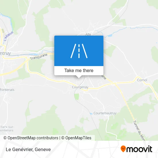 Le Genévrier map