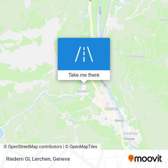 Riedern Gl, Lerchen map