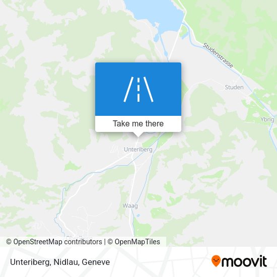 Unteriberg, Nidlau map