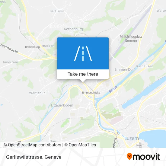 Gerliswilstrasse map