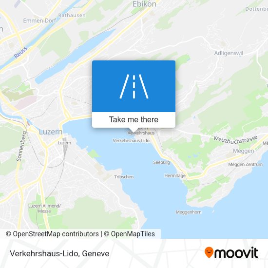 Verkehrshaus-Lido map
