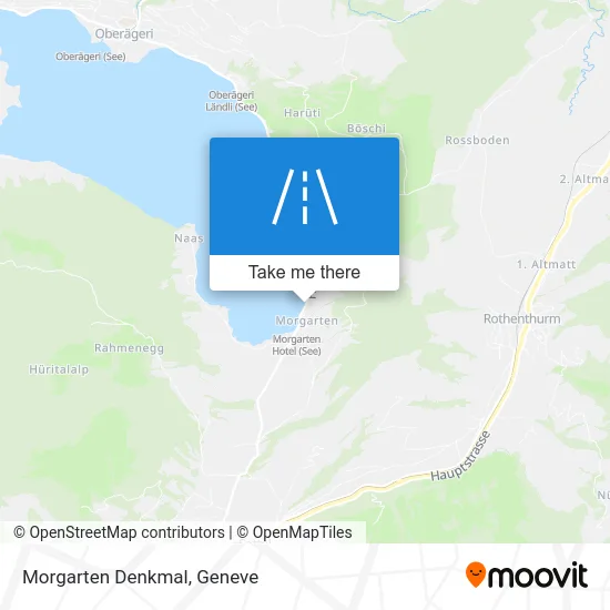 Morgarten Denkmal map