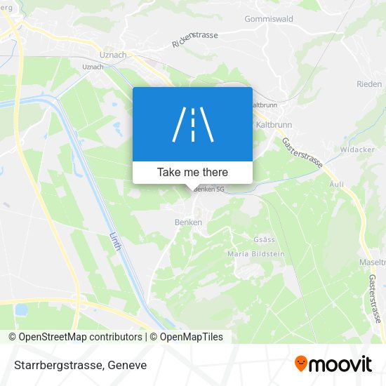 Starrbergstrasse map