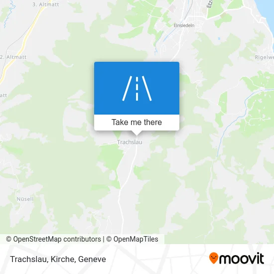 Trachslau, Kirche map