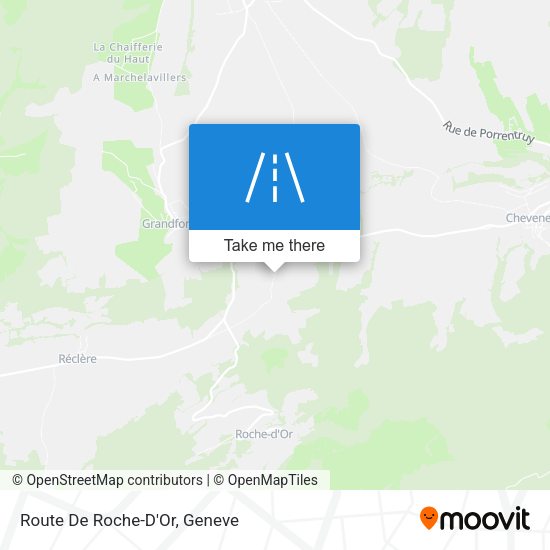 Route De Roche-D'Or map