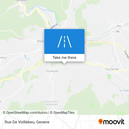 Rue De Voillebeu map