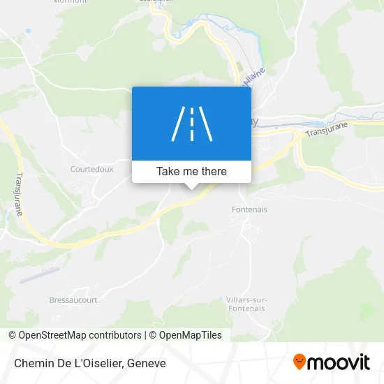 Chemin De L'Oiselier map