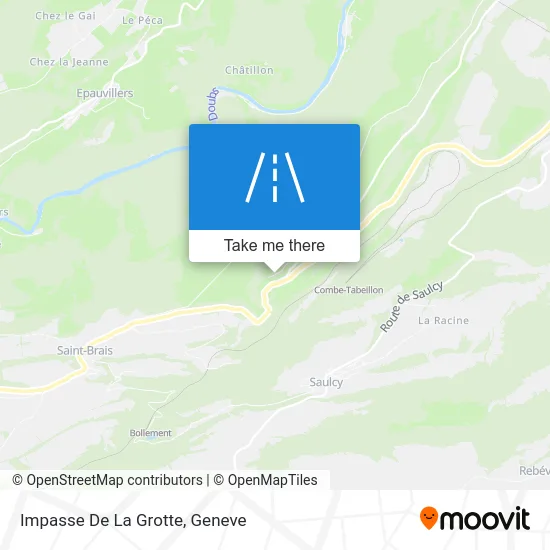 Impasse De La Grotte map