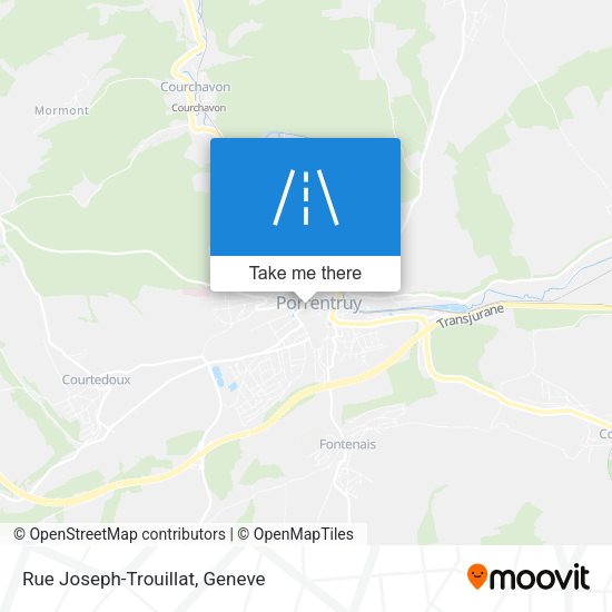 Rue Joseph-Trouillat map