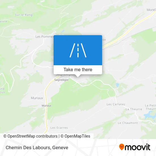 Chemin Des Labours map