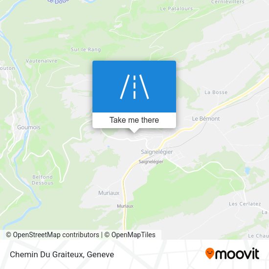 Chemin Du Graiteux map
