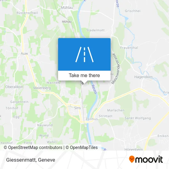 Giessenmatt map