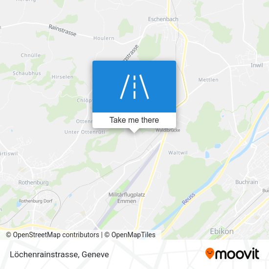 Löchenrainstrasse map