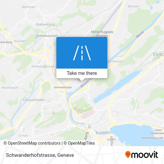 Schwanderhofstrasse map