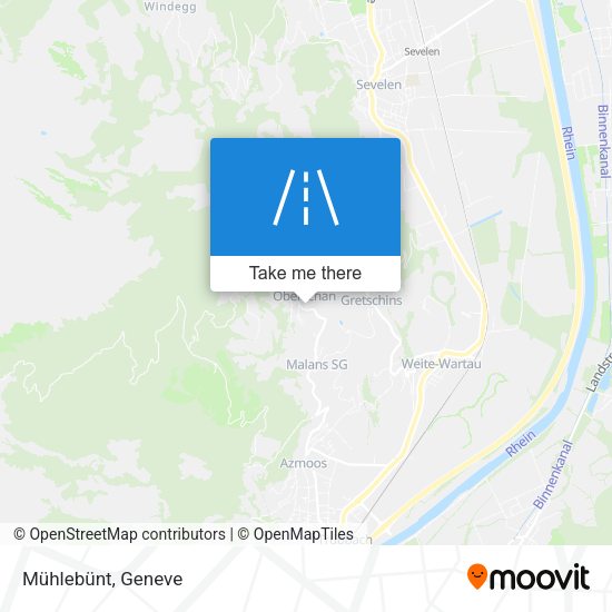Mühlebünt map