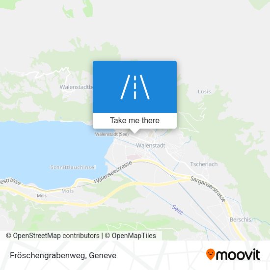 Fröschengrabenweg map