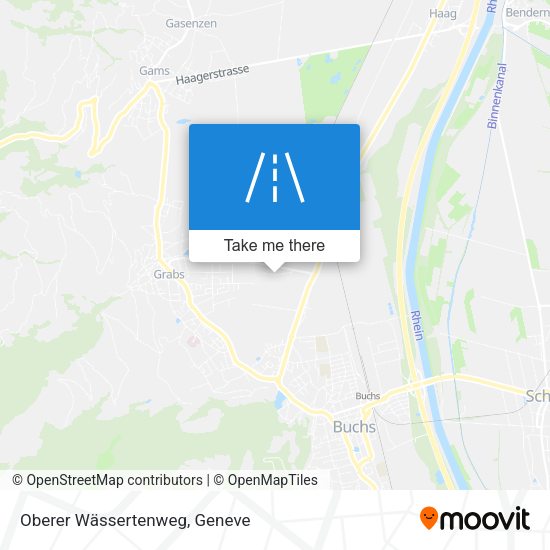 Oberer Wässertenweg map