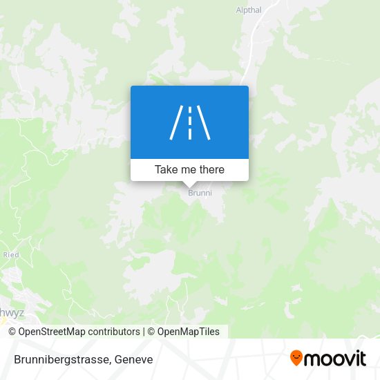 Brunnibergstrasse map