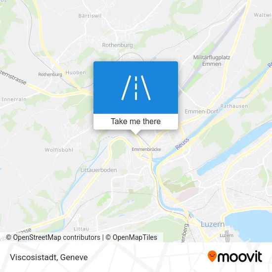 Viscosistadt map