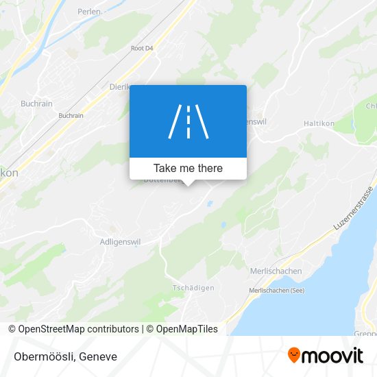 Obermöösli map