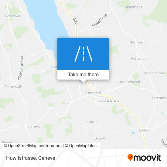 Huwilstrasse map