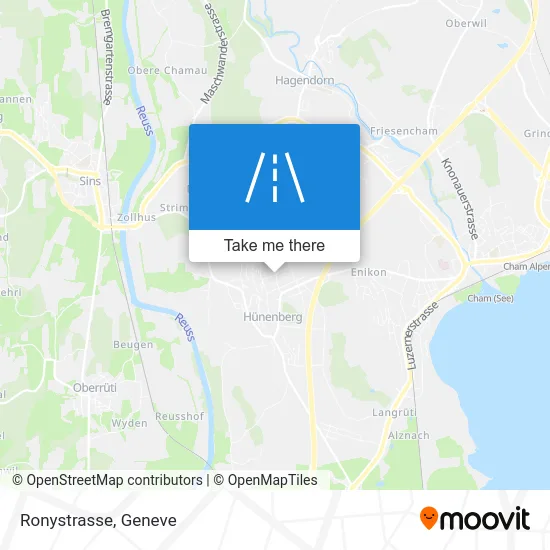 Ronystrasse map