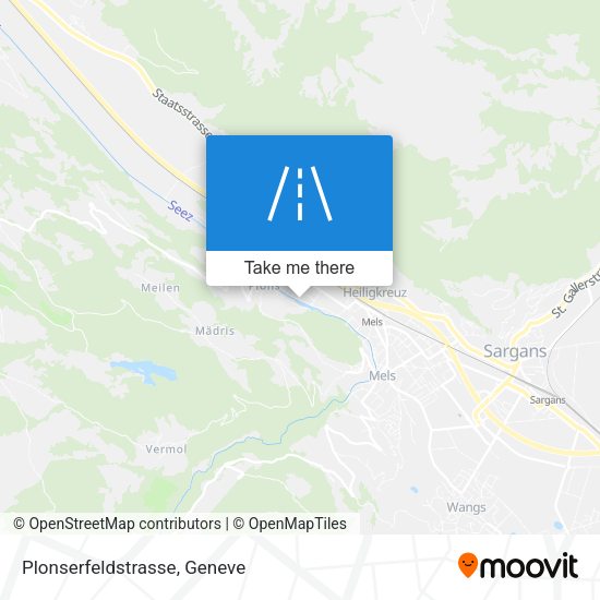 Plonserfeldstrasse map