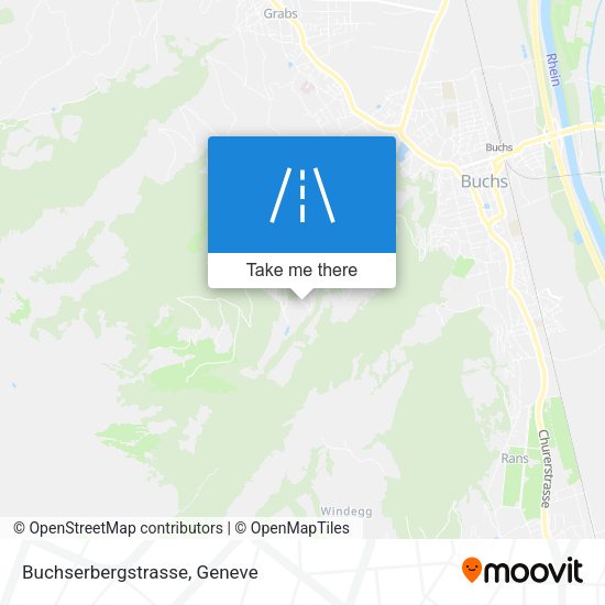 Buchserbergstrasse map
