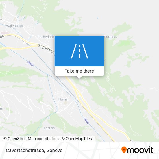 Cavortschstrasse map