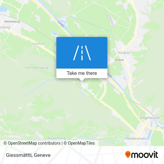Giessmättli map