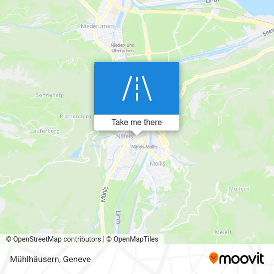 Mühlhäusern map