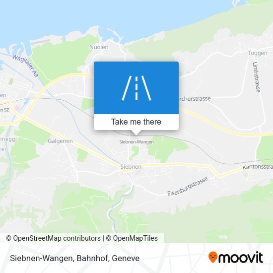 Siebnen-Wangen, Bahnhof map
