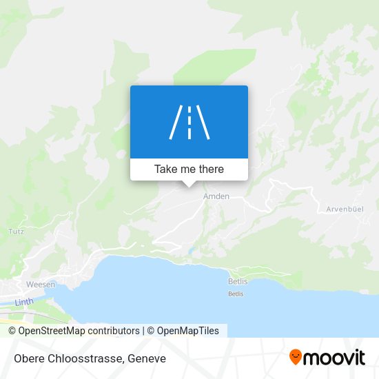Obere Chloosstrasse map