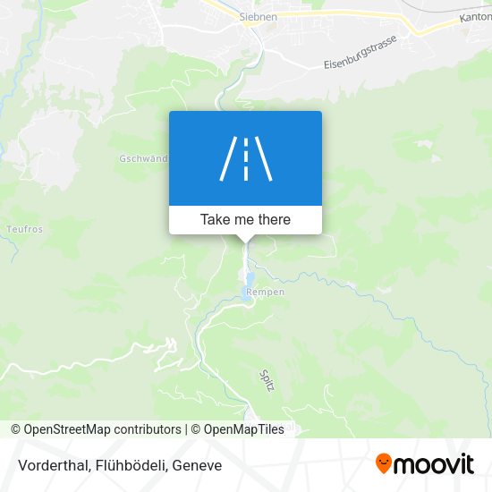 Vorderthal, Flühbödeli map
