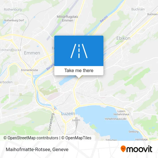 Maihofmatte-Rotsee map