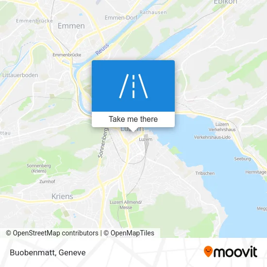 Buobenmatt map