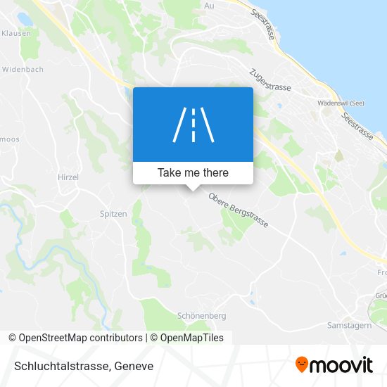 Schluchtalstrasse map