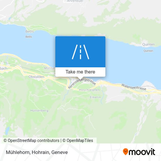 Mühlehorn, Hohrain map