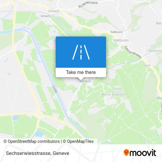 Sechserwiesstrasse map