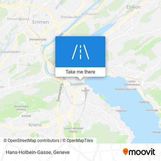 Hans-Holbein-Gasse map