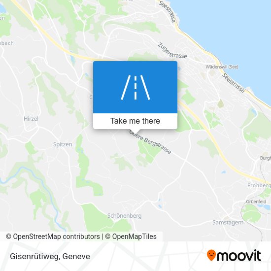 Gisenrütiweg map