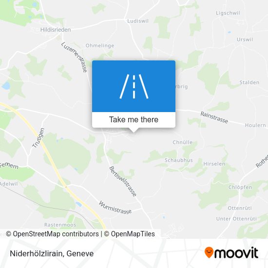Niderhölzlirain map